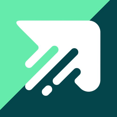 Inverted diagonal Expansive EDGE social profile icon