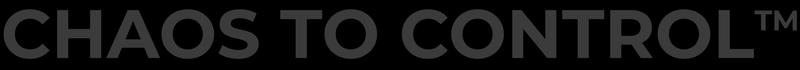 Chaos to Control tagline mark